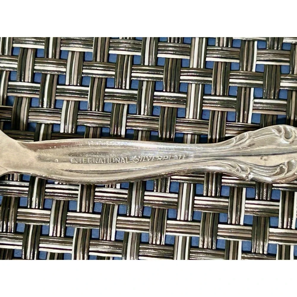 Vtg International Silverplate Interlude Pattern 1971‎  Lot of 6 Teaspoons 4 3/8
